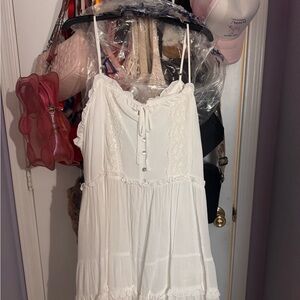 Chelsea & Violet Ivory Ruffle Dress